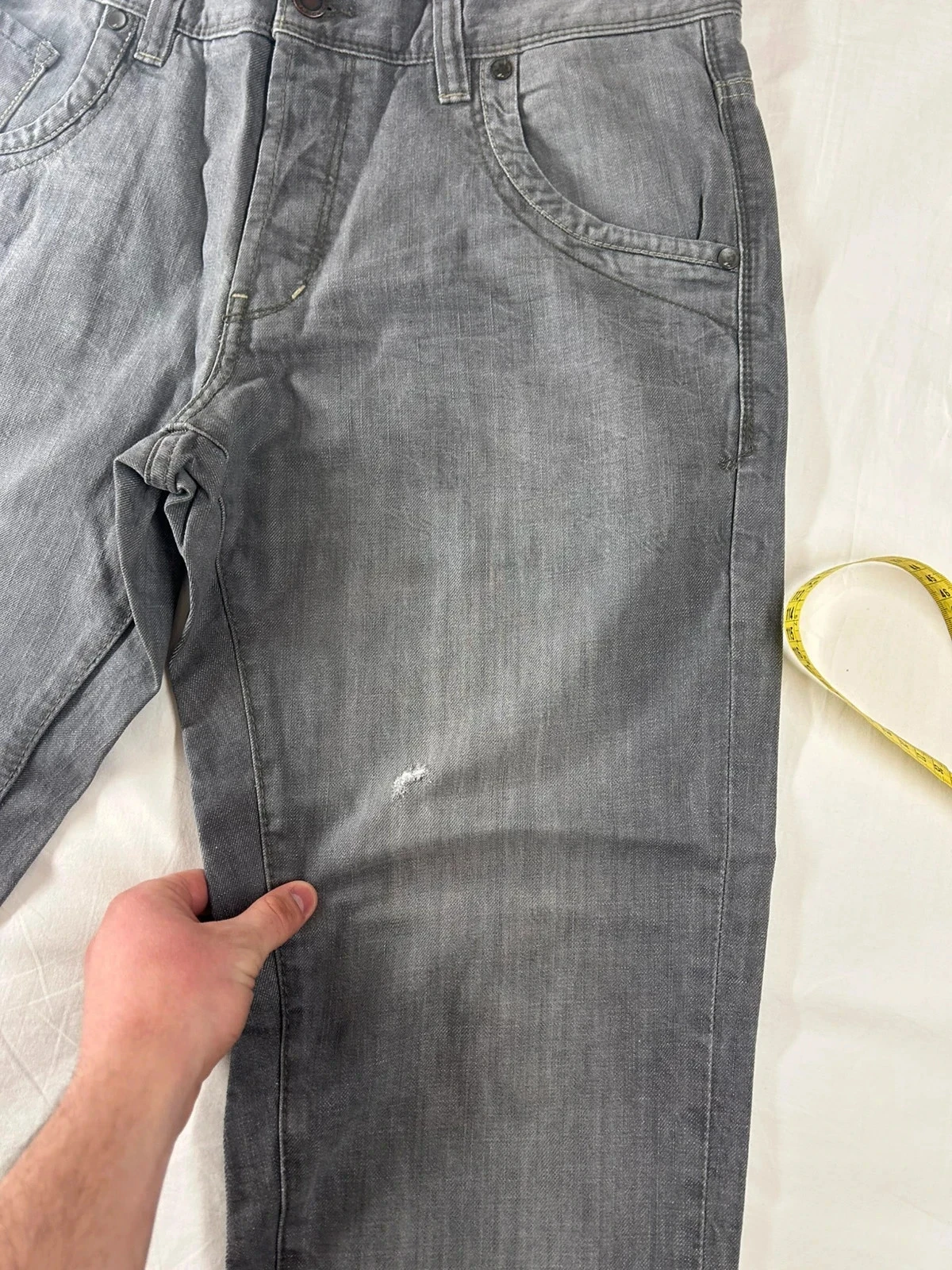 Calça jeans cinza reta Angelo Litrico w38 l34 – photo 6